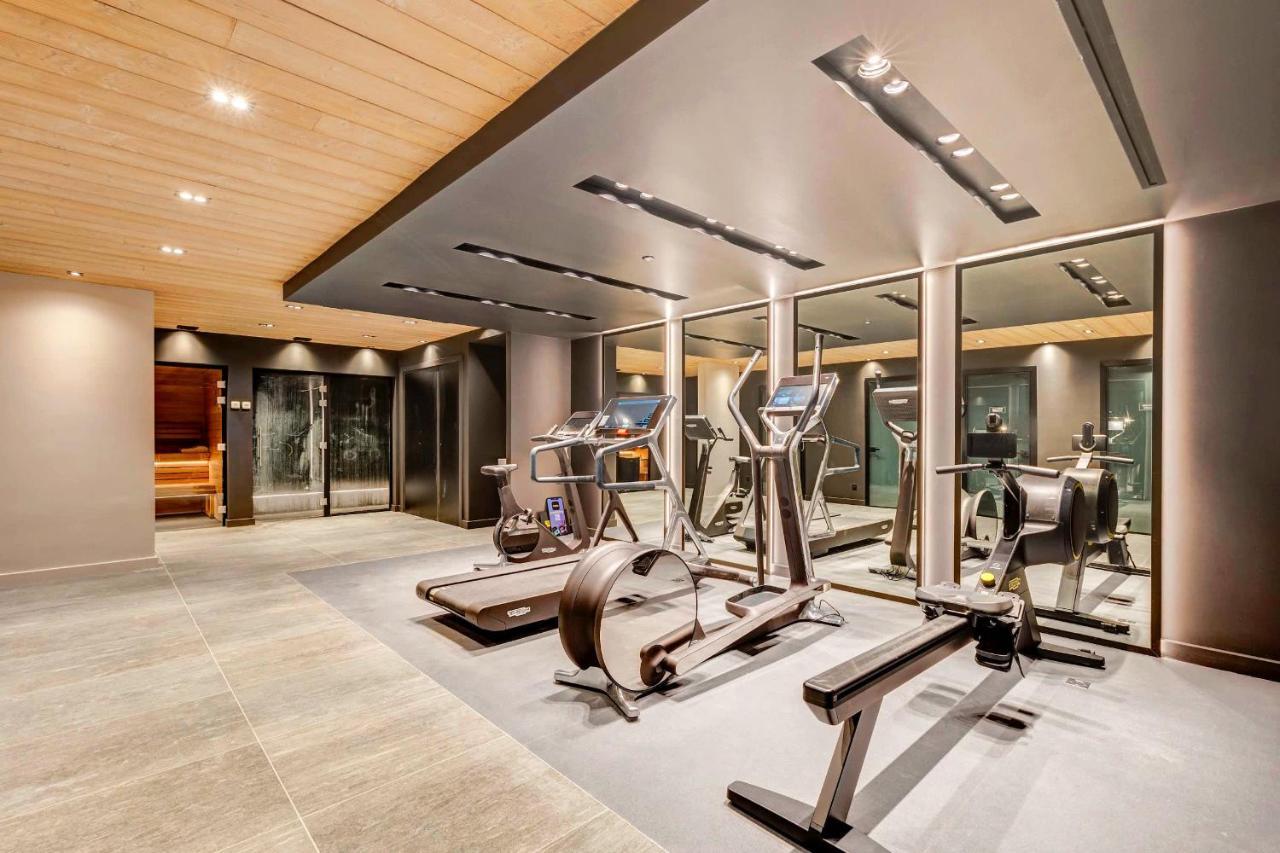 4-Room Apartment With Garden, Gym And Shared Spa Megeve Luaran gambar